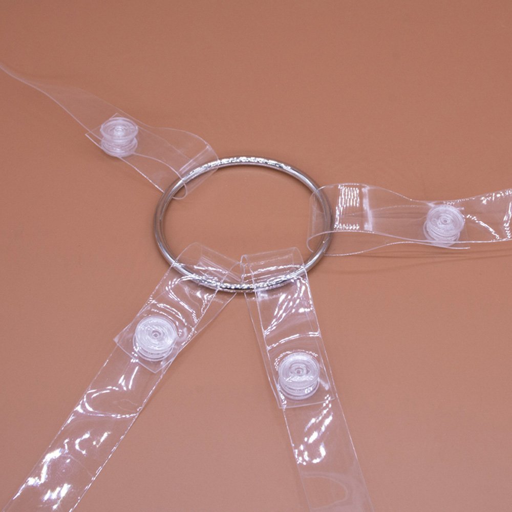 FUFU Clip Accessories Transparent Elastic Waist Belt 9 FUFU Clip Accessories Transparent Elastic Waist Belt