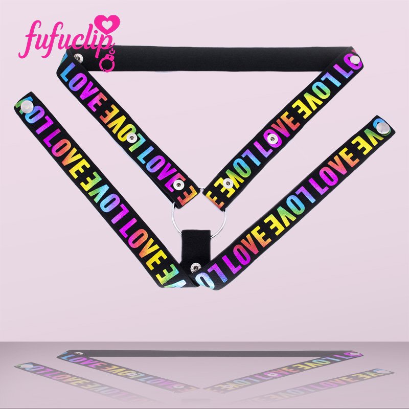FUFU Clip Accessory Three-Way Letter Waist Strap 1 FUFU Clip Accessory Three-Way Letter Waist Strap