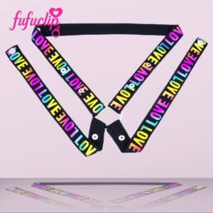 FUFU Clip Accessory Four-Way Letter Waist Strap
