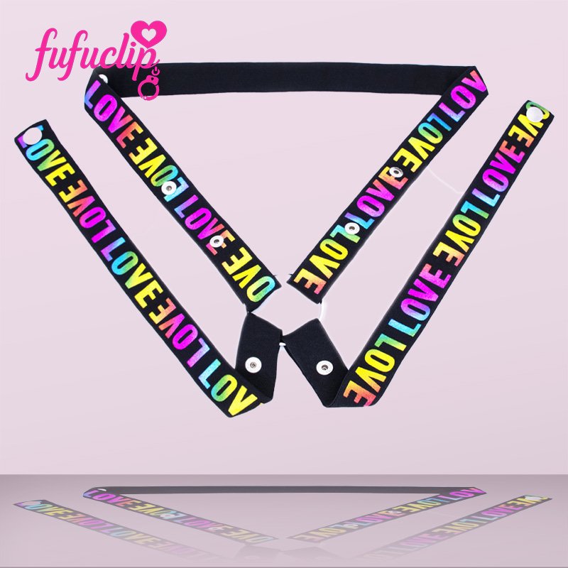 FUFU Clip Accessory Four-Way Letter Waist Strap 1 FUFU Clip Accessory Four-Way Letter Waist Strap