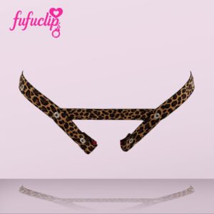 FUFU Clip Accessories Leopard Print Waist Belt