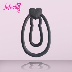 FUFU Clip Sissy Nylon Black Flat Love